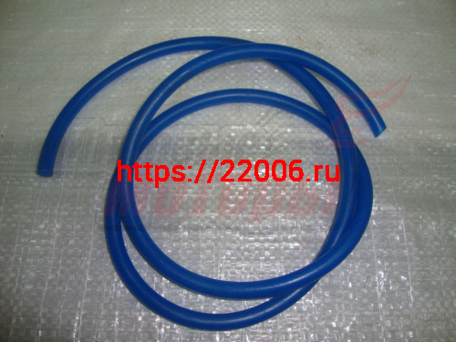 Бензошланг скутер, мопед синий/красный/чёрный ПВХ d=8(4) mm (1м) "ММ"