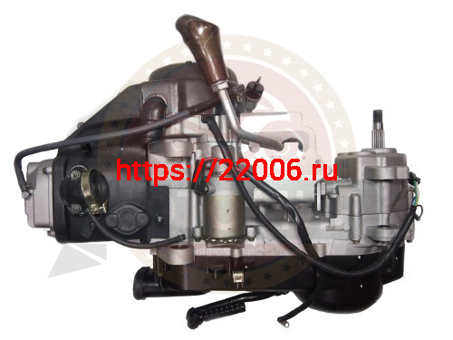 Двигатель ATV 4х такт. 150 см3 157QMJ (GY6-150) моноблок с редуктором в сборе фото 2