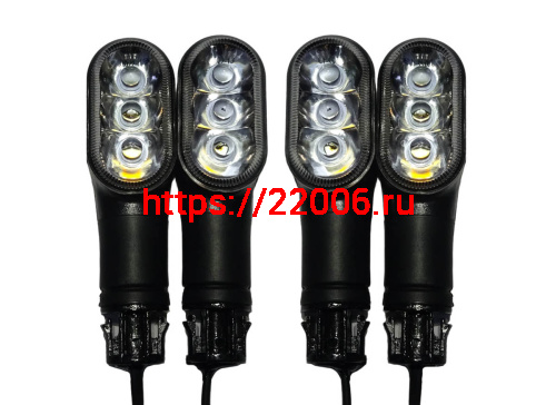 Боковой фонарь электро скутер SUMAI (компл. 4шт) (L7060000469, L7050000409, L7040000673, L703002109)