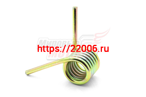 Пружина Буран катков короткая ПРАВАЯ шт. (завод, Россия) (120 град.)