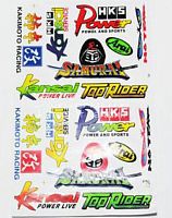 Наклейки набор (17х30) Kakimoto, Samurai