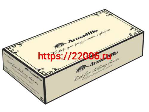 Ручка Armadillo (Армадилло) для раздвижных дверей SH.CL152.010 (SH010/CL) OB-13 античная бронза фото 2