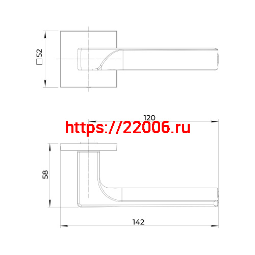 Ручка Ajax (Аякс) раздельная K.JS51.ALETTO SSG-39 сатин.золото фото 3