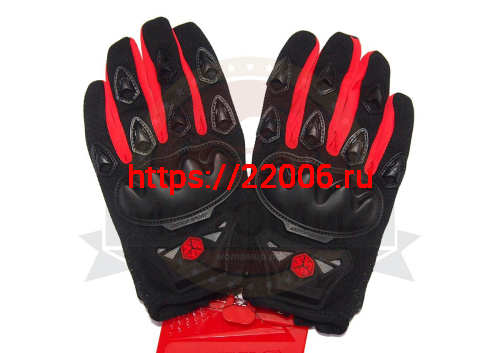 Перчатки SCOYCO (оригинал) МС-29, красный, р-р  XL