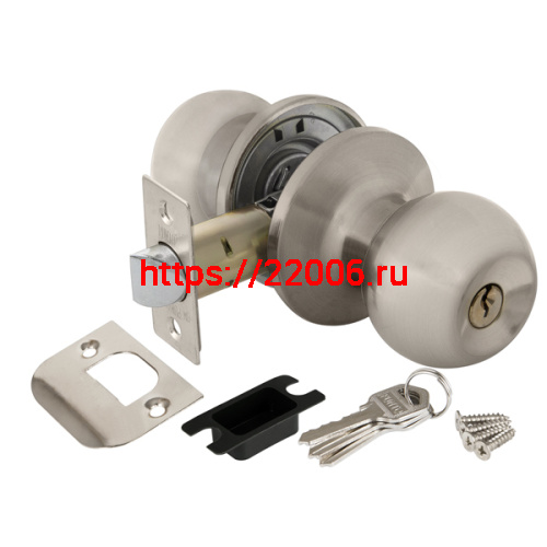 Ручка Punto (Пунто) защелка DK672 SN-ET (6072 SN-E) (кл./фик.) мат. никель