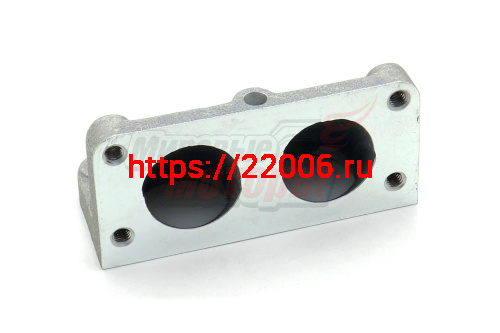 Патрубок карбюратора 2V80F для 2х карбюраторов угловой (17226-A2412-0001) (LIFAN оригинал)