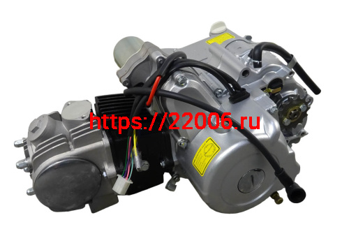 Двигатель 4т. 125 см3 (С120, 1P52, марк 1Р39) АЛЬФА горизонтальный, 4МКПП по кругу, педаль ПЛ фото 4