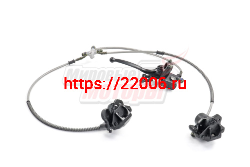 Гидравлика перед. тормоза ATV L 880/510/510mm (м/у креп.отвест.63мм)TRAMP