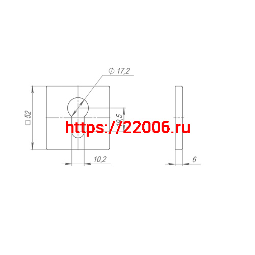 Накладка Punto (Пунто) под цилиндр ET.K.ARC.Q52 (ET ARC) SSC-16 сатин.хром фото 3