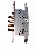 Корпус Mettem (Меттэм) врезного замка с защёлкой ЗВ7 318.Т-П-Б с тягами (функция блокировки защёлки)