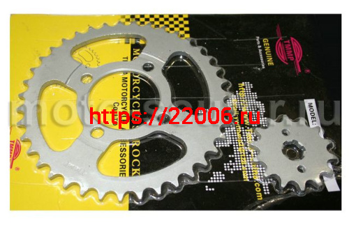 Звезда ведущая  + ведомая 428*36 зубьев TMMP