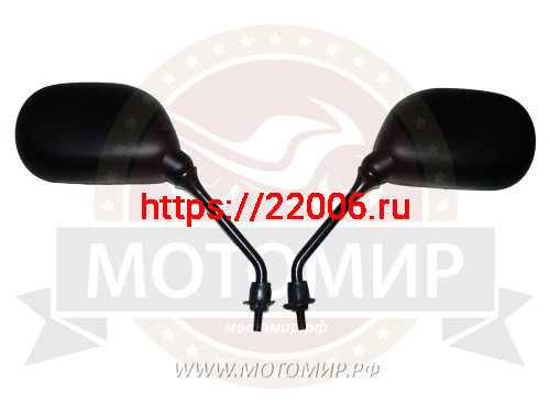 Зеркала (ZX 011) d8 YAMAHA резьба левая + правая фото 2