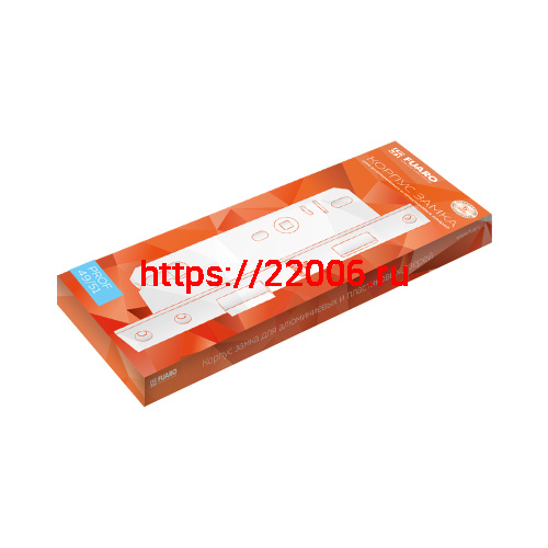 Корпус Fuaro (Фуаро) узкопрофильного замка с роликовой защёлкой PROF5124-30 CP хром фото 2