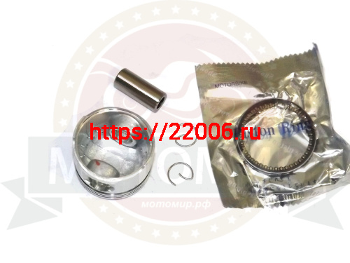 Поршень 39,00 мм 4 такт.скутер 139QMB (GY6) 50cc (кольца, палец d13мм, стопор. кольца) фото 2