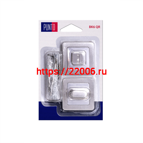 Ручка Punto (Пунто) поворотная LM/A BK6.K.QR52 SN/CP-3 матовый никель/хром