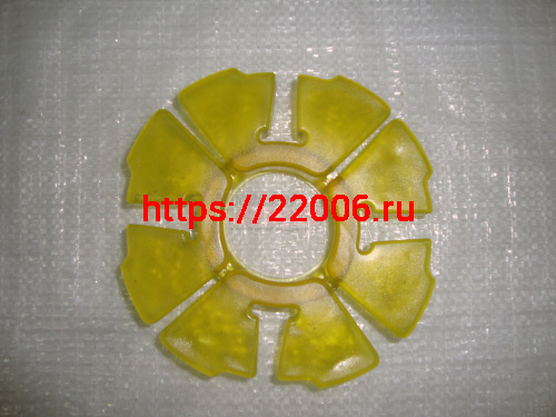 Муфта задней звезды (демпфер заднего колеса) силиконовая желтая OPTIMUS