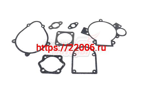 Набор прокладок двигателя F80 (Россия) (7шт в комплекте) армированный паронит