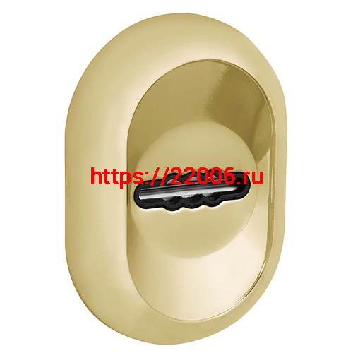 Накладка Fuaro (Фуаро) под сувальдный ключ ESC-13S с автоматическими шторками GP-золото (2шт. в уп.,отгр. по 1 шт)