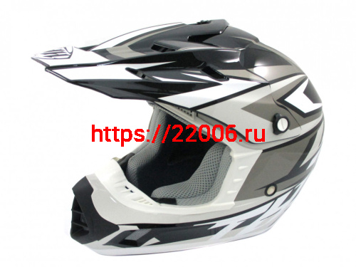 Мотошлем THH TX-12 №20 black/silver (S) детский