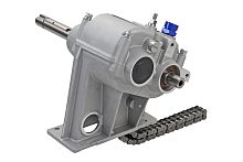 Коробка Буран реверса с цепью12,7-78зв. усиленная (переключение муфтой, z=40, 1:2,67)