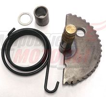 Вал кикстартера 12" с сектором двиг.4х такт.длинн. в сборе(вал,сектор,пружина,втулка,кольцо стопор.)