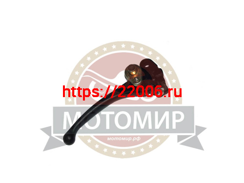 Рычаг тормоза переднего АТВ TERMIT-12B правый голый под 2 тросика и фиксатор