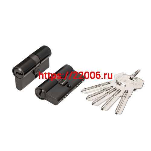 Цилиндровый Fuaro (Фуаро) механизм (200 ZA/60) 2000ZAKey60(25+10+25) BL черный 5Key