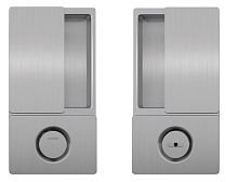 B30002.00.32 AGB (АГБ) Ручка WAVE под WC (мат хром), для распашных дверей