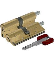 Цилиндровый механизм Cisa (Чиза) под вертушку RS3 OL3S2-18.66 (80 мм/35+10+35), ЛАТУНЬ