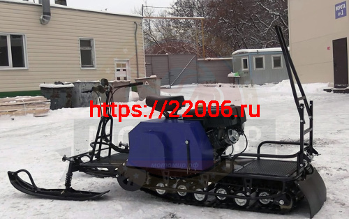 Мотобуксировщик с лыжным модулем 15 л.с., ЛИДЕР-2-3Т-15АП (3 тележки), АДАПТИВНАЯ ПОДВЕСКА фото 2