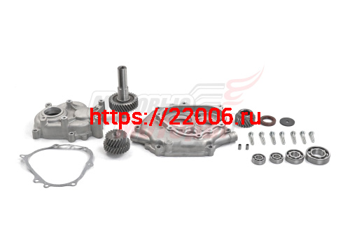 Редуктор LIFAN 182FL-190FL шестеренчатый, косозубчатый 1:2 С КРЫШКОЙ ДВИГАТЕЛЯ (LIFAN оригинал)