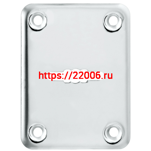 Декоративная Punto (Пунто) накладка ESC081/0-SS (нержавейка) на сув. замок без шторки (1 шт.) тех.упак.