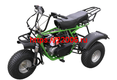 Трицикл ТРИТОН 2, САФАРИ 3LЕ-10 лс KP270E-R (длинное седло)