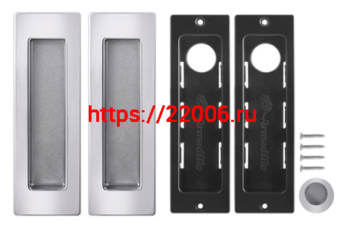 Ручка Armadillo (Армадилло) для раздвижных дверей SH.URB153.010 (SH010 URB) СP-8 хром фото 5