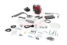 Двигатель Веломотор 4х такт. 144F (ременный редуктор) (КОМПЛЕКТ для установки)