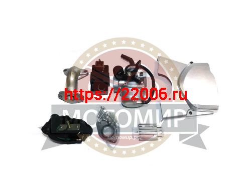 Двигатель 4т. 110 см3 (1P52, 152FMH) центробежное сцепление 1ск. вперед, эл.стартер фото 2