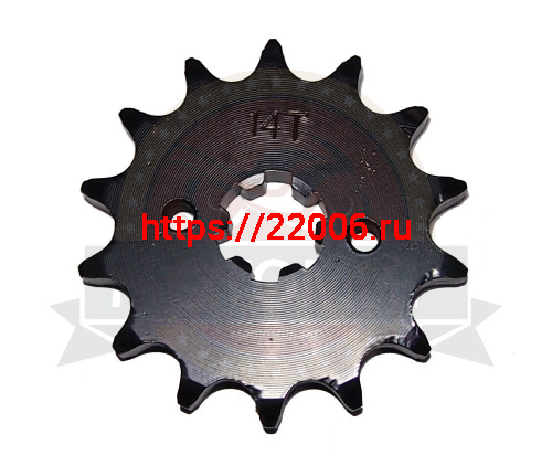 Звезда 14 зуб. ведущая BAJAJ Boxer 150 JZ551004 (аналог)