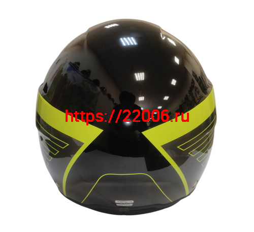 Шлем открытый COBRA EC H595, серый титан, синий, очки, размер L фото 4