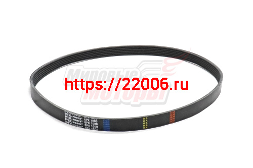 Ремень поликлиновый PIX Skoda Octavia III, Fabia III, Yeti, VW Golf VII,Polo V-VI, Jetta (6PK-1000)