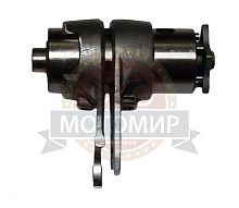 Вал червячный п/п (копирный) 1P56 FMJ-2 в сборе с вилками (Е14-1) (НАБОР)