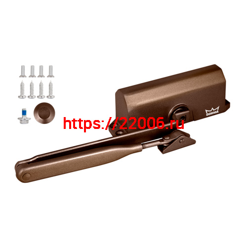 Доводчик Dorma (Дорма) дверной TS 77 EN3, с рычажной тягой, коричневый фото 4