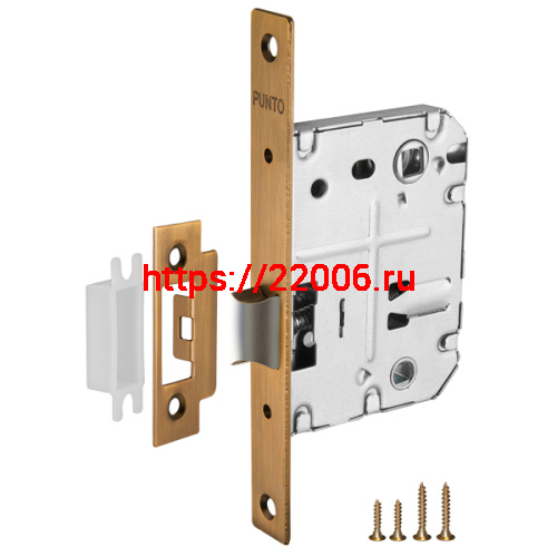 Защелка Punto (Пунто) врезная METL72-50 ( L72-50) CF кофе