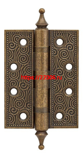 Петля Armadillo (Армадилло) универсальная Castillo CL 500-A4 102x76x3,5 OB Античная бронза