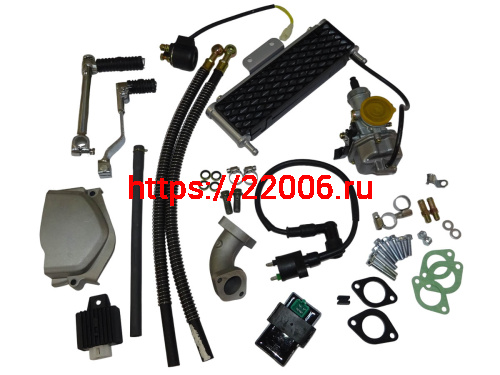 Двигатель 4т. 150 см3  YX-150 (1P60FMJ) (маслян охл., МКПП4, все вверх, эл+кик) НИЖ.ЭЛ для питбайков фото 2