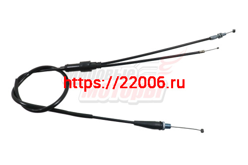 Трос газа двойной (ПРЯМОЙ) CG250  L=1185 для карбюратора с ускорителем