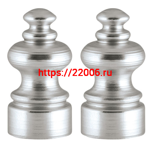 Колпачок DECORATIVE Armadillo (Армадилло) для универсальной петли OPTIMUM SC Мат. хром (2 шт.)