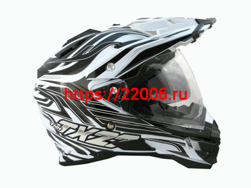 Мотошлем THH TX-27№1 white/black (L)