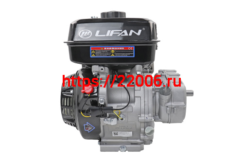 Двигатель LIFAN  9 л.с. 177F-R(6,6 кВт) с автоматическим сцеплением и понижающим редуктором 2:1, вал D22 фото 2