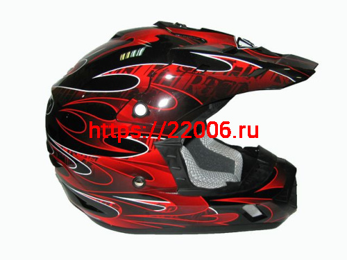 Мотошлем THH TX-12 №3 black/ red (M) kids