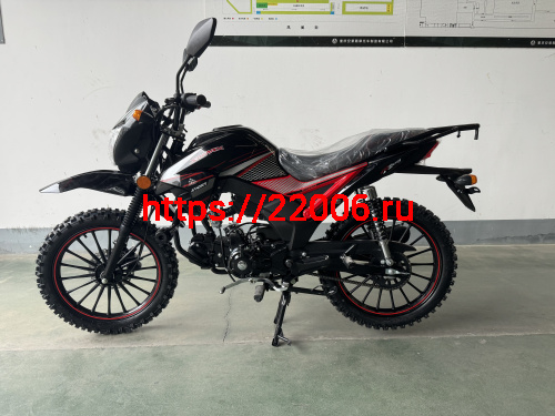 Мопед Alpha SA Max OFFROAD (Тюнинг) (багажник,зад,литые диски,обтекатель,LED фара) ЧЕРНЫЙ фото 3